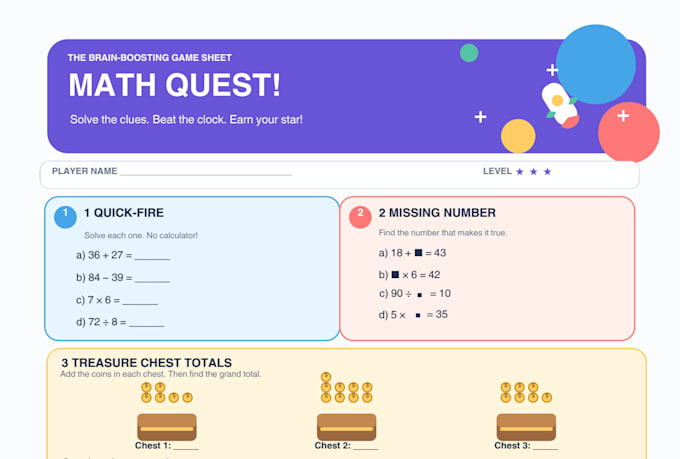 create custom worksheets quizzes and activities for students